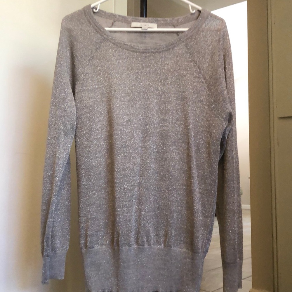 LOFT shimmer top